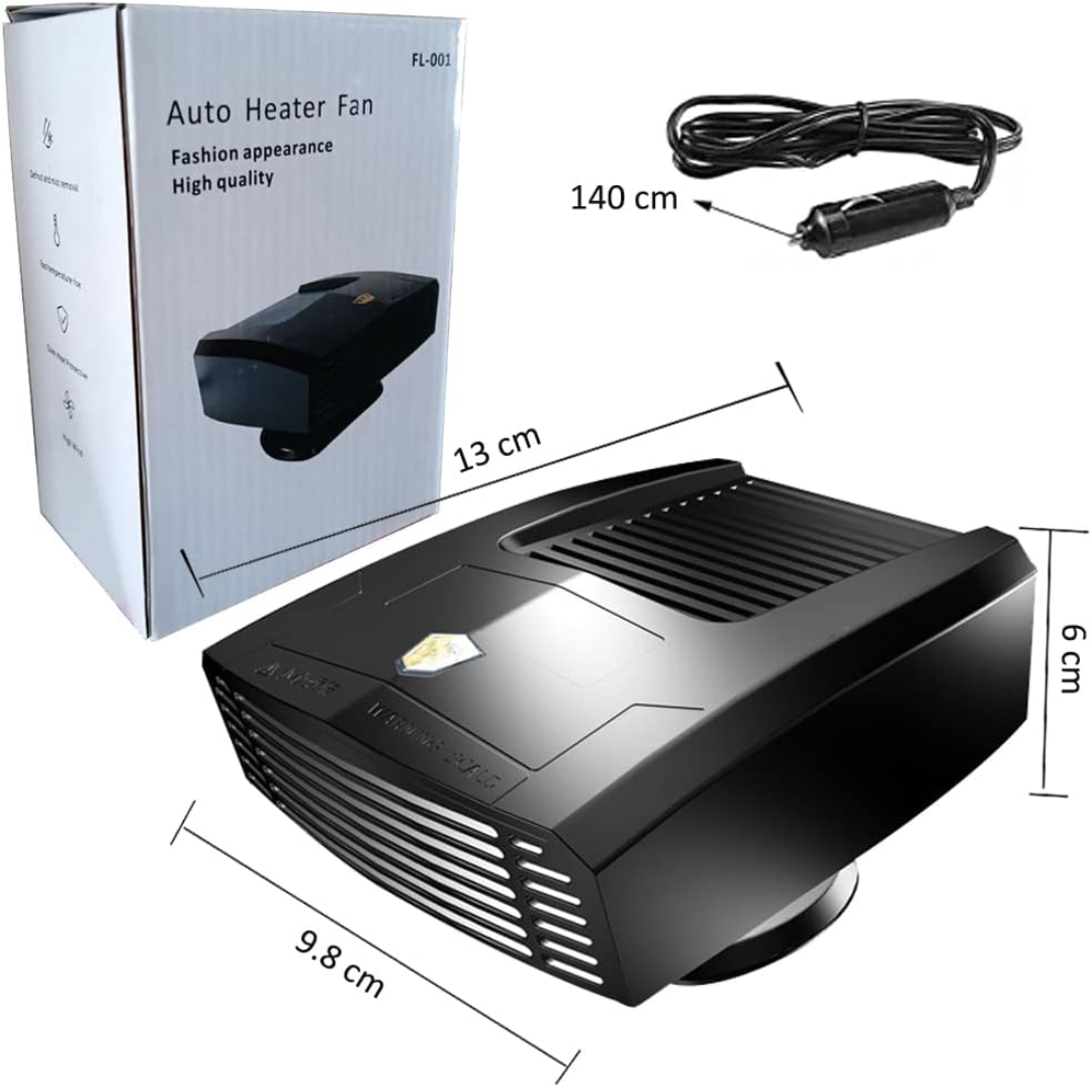 Calefactor Caloventilador Auto Portatil 12V