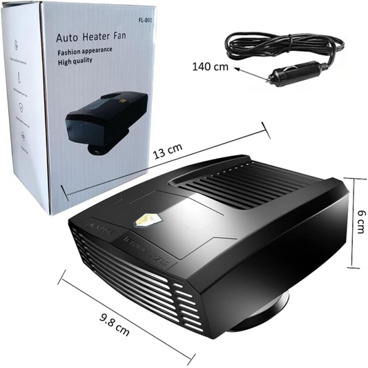 Calefactor Caloventilador Auto Portatil 12V