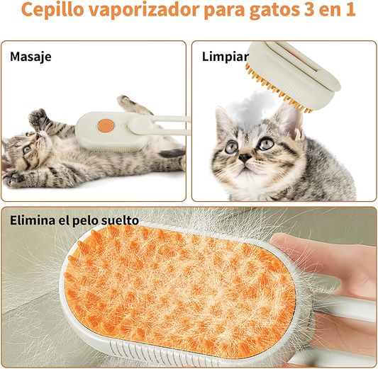 Cepillo a Vapor para Mascotas